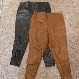 GAP Black and Brown Leggings